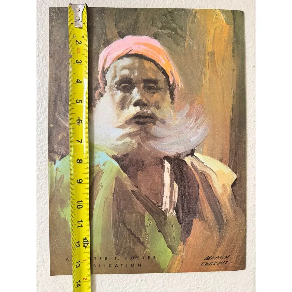 Vintage Walter Foster #65 How to Use Color in Portraits Merlin Enabnit Book